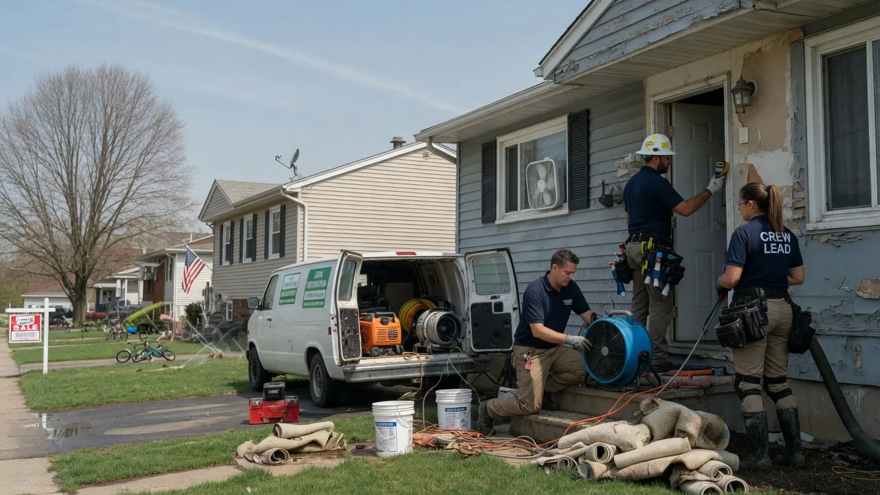 Flood Cleanup in Pell Lake, WI near me